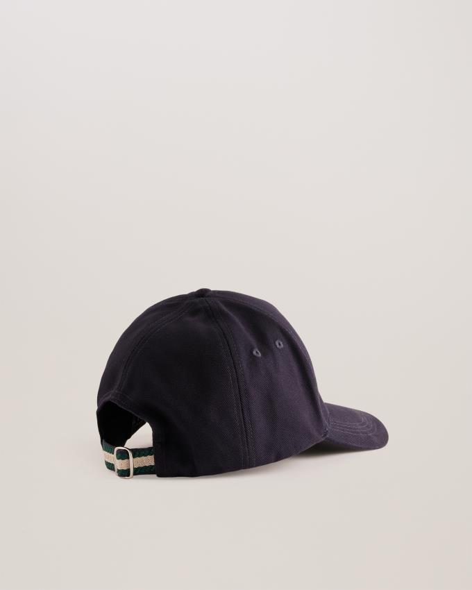 Casquette Ted Baker Baseball With Webbing Strap Bleu Marine Homme | MRE-31502207